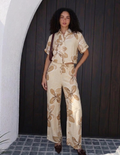 Set floral beige