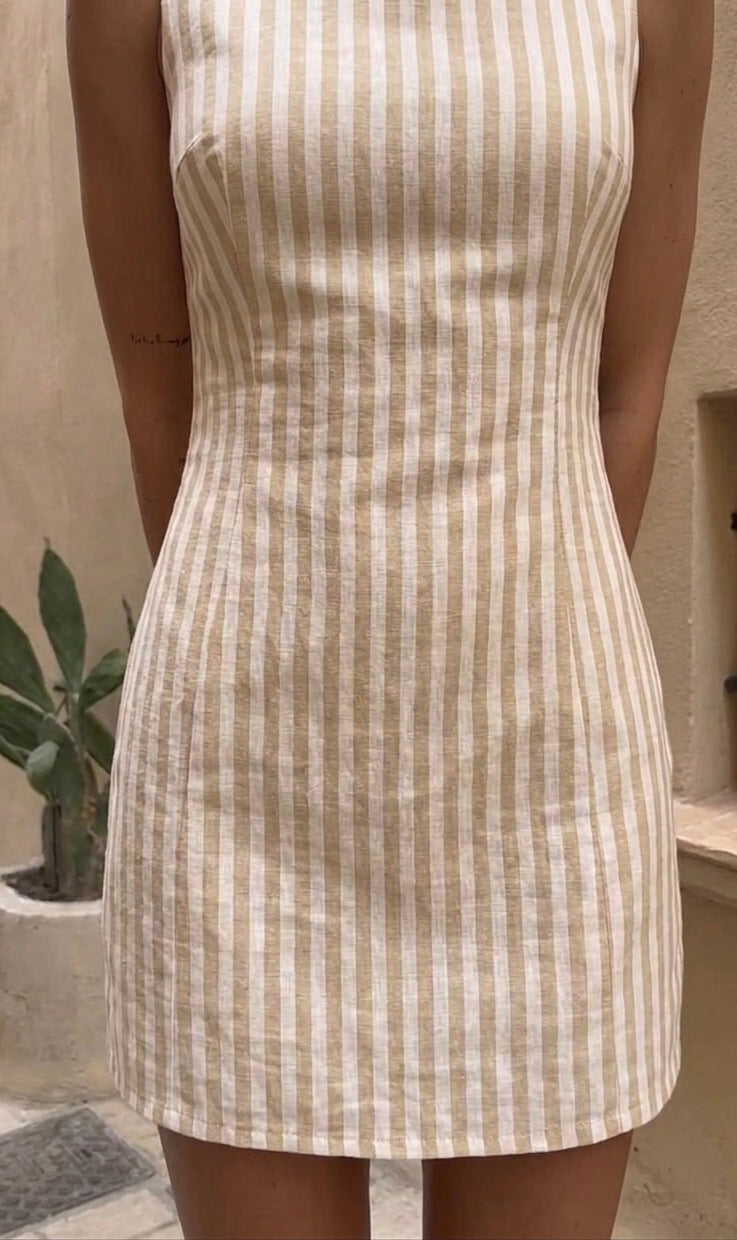 vestido mini lineas